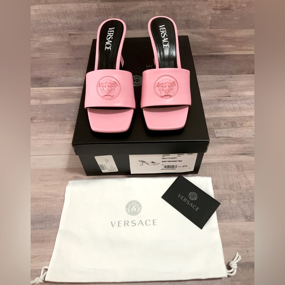 AUTHENTIC Versace Medusa Heeled Sandal